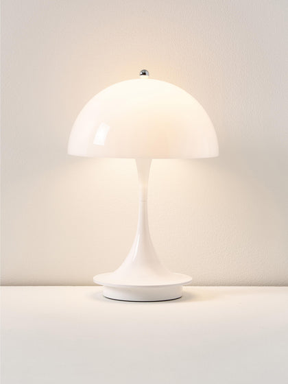 Westwing Lámpara De Mesa LED Regulable Panthella De Diseño Verner Panton 24 Cm Portátil