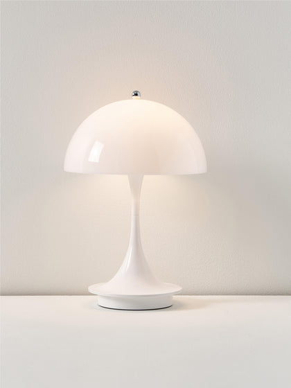 Westwing Lámpara De Mesa LED Regulable Panthella De Diseño Verner Panton 24 Cm Portátil