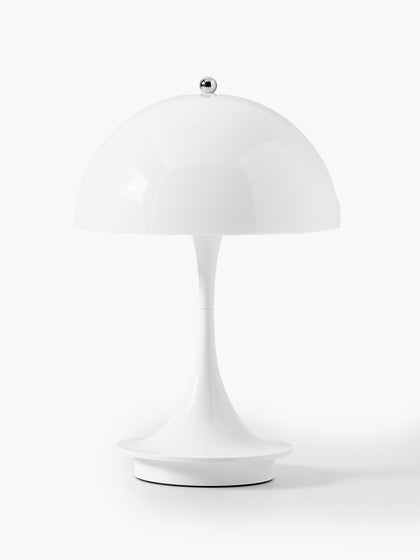 Westwing Lámpara de mesa LED regulable Panthella de diseño Verner Panton 24 cm portátil