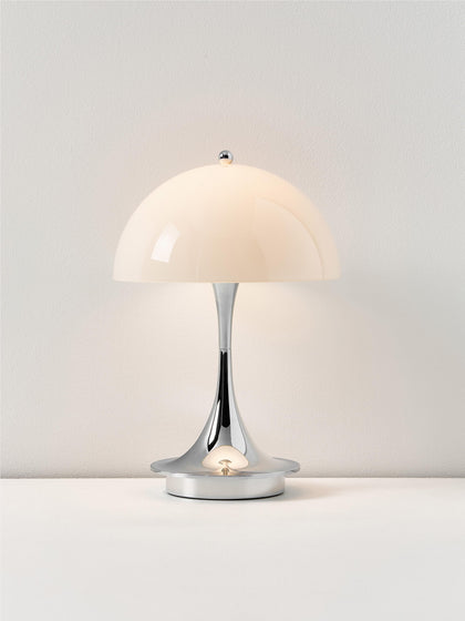 Westwing Lámpara De Mesa LED Regulable Panthella De Diseño Verner Panton 24 Cm Portátil