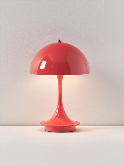 Westwing Lámpara De Mesa LED Regulable Panthella De Diseño Verner Panton 24 Cm Portátil