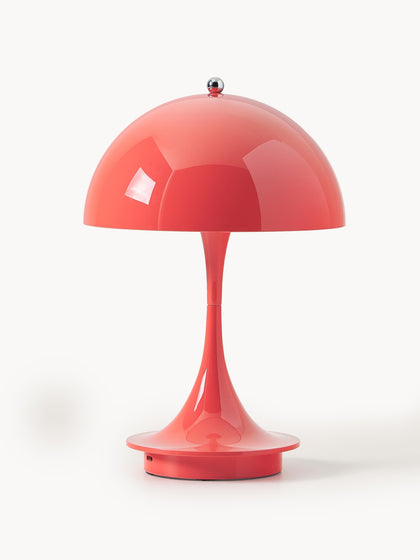 Westwing Lámpara de mesa LED regulable Panthella de diseño Verner Panton 24 cm portátil