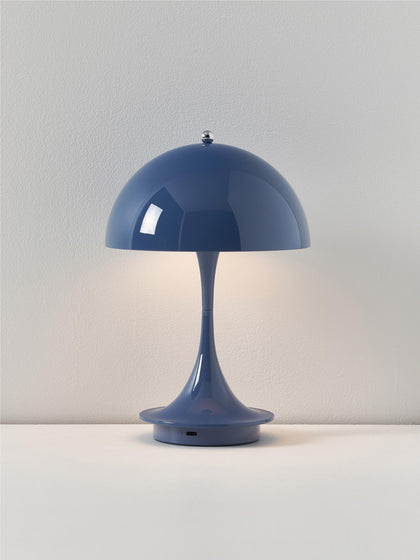 Westwing Lámpara De Mesa LED Regulable Panthella De Diseño Verner Panton 24 Cm Portátil