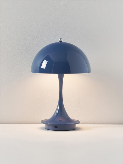 Westwing Lámpara De Mesa LED Regulable Panthella De Diseño Verner Panton 24 Cm Portátil
