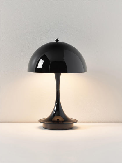 Westwing Lámpara De Mesa LED Regulable Panthella De Diseño Verner Panton 24 Cm Portátil