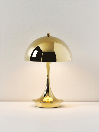 Westwing Lámpara De Mesa LED Regulable Panthella De Diseño Verner Panton 24 Cm Portátil