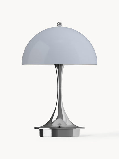 Westwing Lámpara de mesa LED regulable Panthella de diseño Verner Panton 24 cm portátil