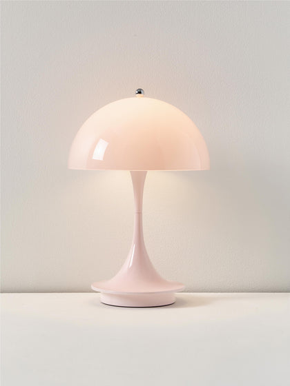 Westwing Lámpara De Mesa LED Regulable Panthella De Diseño Verner Panton 24 Cm Portátil