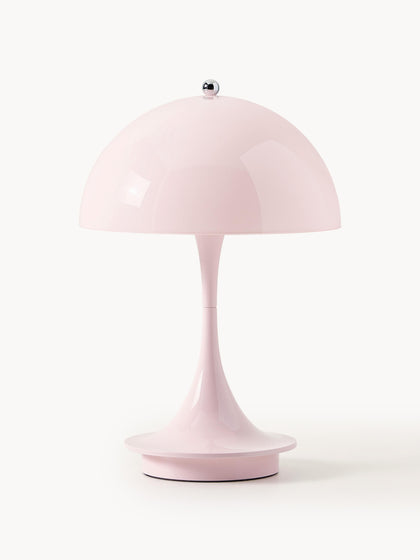 Westwing Lámpara de mesa LED regulable Panthella de diseño Verner Panton 24 cm portátil