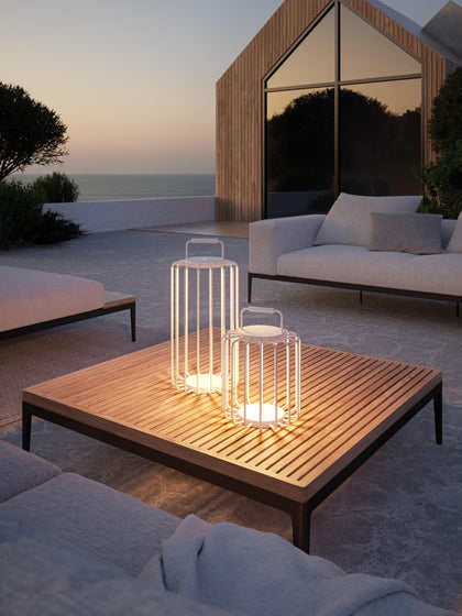 Westwing Lámpara De Mesa LED Regulable Para Exterior Bangkok Portátil