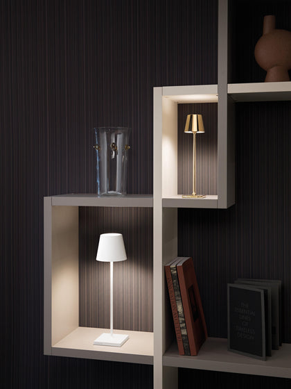 Westwing Lámpara De Mesa LED Regulable Poldina Portátil