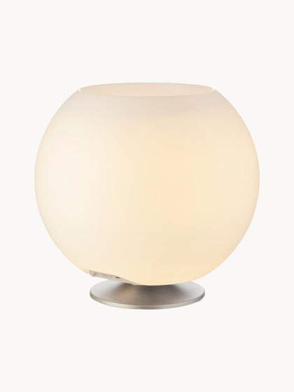 Westwing Lámpara De Mesa LED Regulable Sphere Con Altavoz Bluetooth Y Enfriador De Botellas