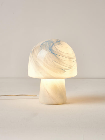 Westwing Lámpara De Mesa Pequeña En Look Mármol Talia