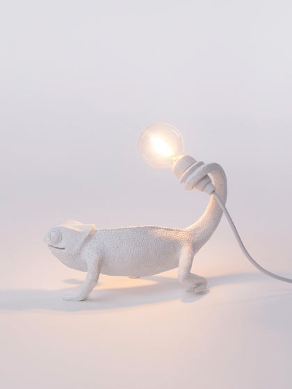 Westwing Lámpara De Mesa Pequeña LED Con Puerto USB Chameleon