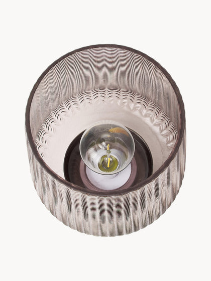 Westwing Lámpara De Mesa Pequeña LED Pretty Glamour Con Temporizador Y Portátil