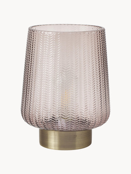 Westwing Lámpara de mesa pequeña LED Pretty Glamour con temporizador y portátil