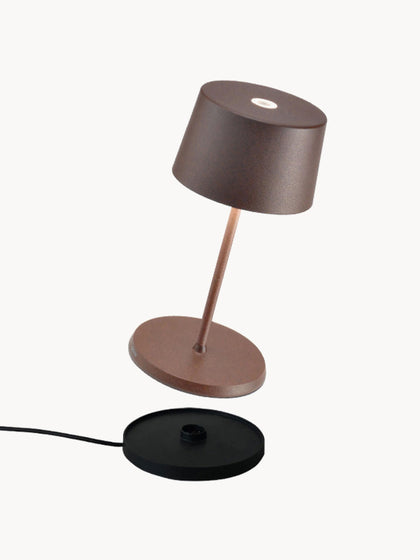Westwing Lámpara De Mesa Pequeña LED Regulable Olivia Pro Portátil