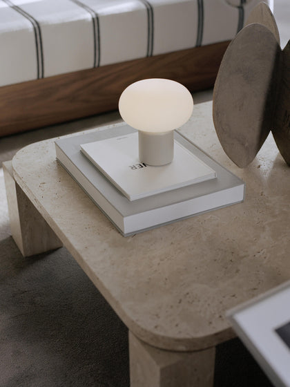 Westwing Lámpara De Mesa Pequeña Regulable Karl-Johan Portátil