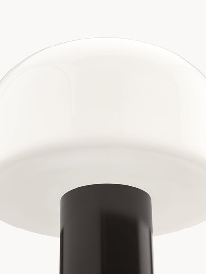 Westwing Lámpara De Mesa Regulable De Cristal Opalino Bellhop