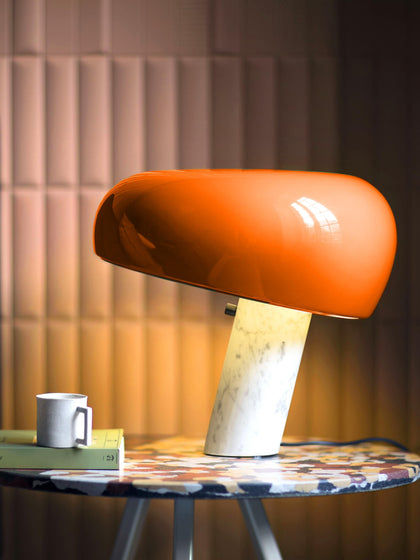 Westwing Lámpara De Mesa Regulable De Mármol Snoopy