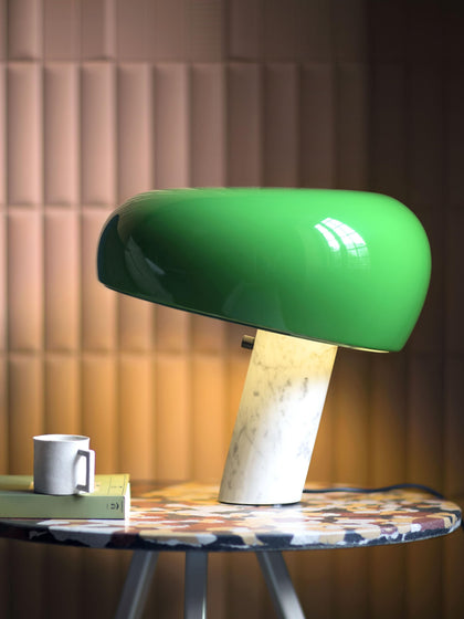Westwing Lámpara De Mesa Regulable De Mármol Snoopy