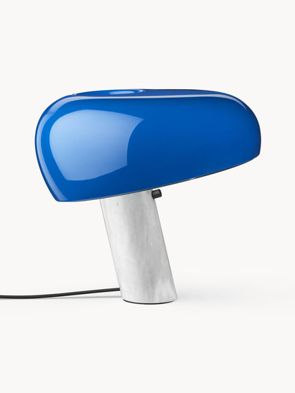 Westwing Lámpara de mesa regulable de mármol Snoopy