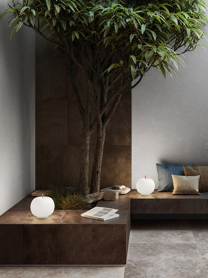 Westwing Lámpara De Mesa Soplada Artesanalmente LED Kushi Portátil