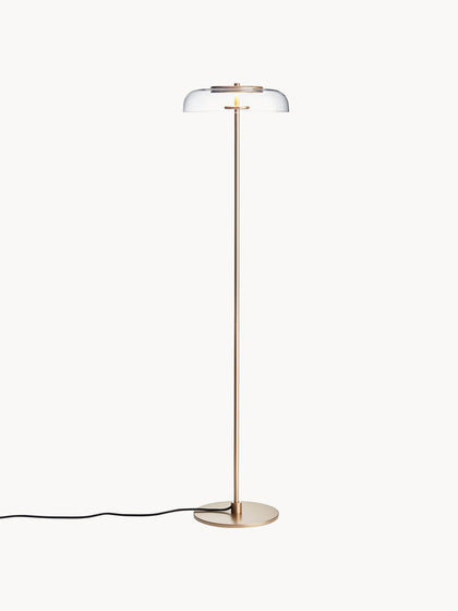 Westwing Lámpara de pie LED pequeña soplada regulable Blossi portátil