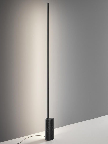 Westwing Lámpara De Pie LED Regulable Con Base De Mármol Hilow Line