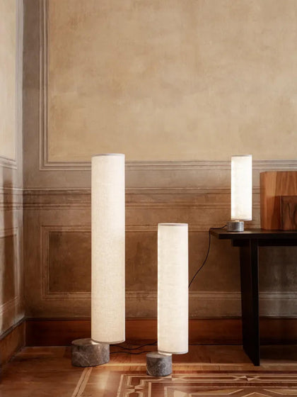 Westwing Lámpara De Pie LED Regulable Con Base De Mármol Unbound Tamaños Diferentes
