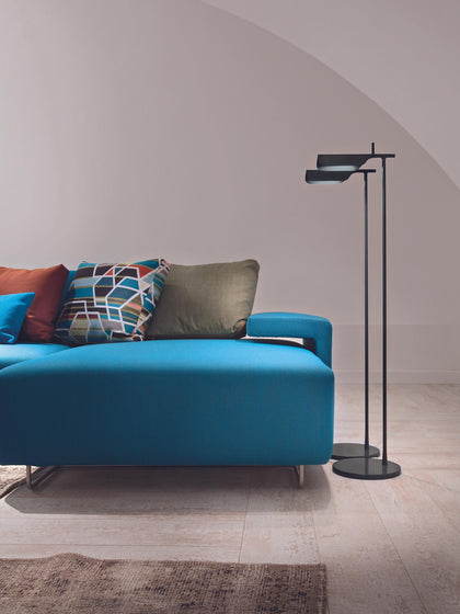 Westwing Lámpara De Pie Pequeña Para Lectura LED Regulable Tab