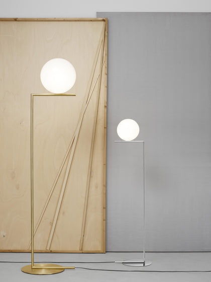 Westwing Lámpara De Pie Regulable Soplada IC Lights