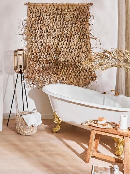 Westwing Lámpara De Pie Tripode Boho Pequeña Woodrow