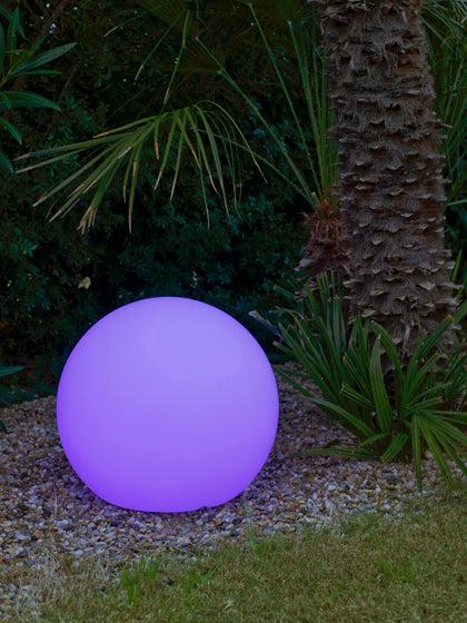 Westwing Lámpara De Suelo Solar LED Para Exterior Regulable Buly Con Cambio De Color Y Mando A Distancia