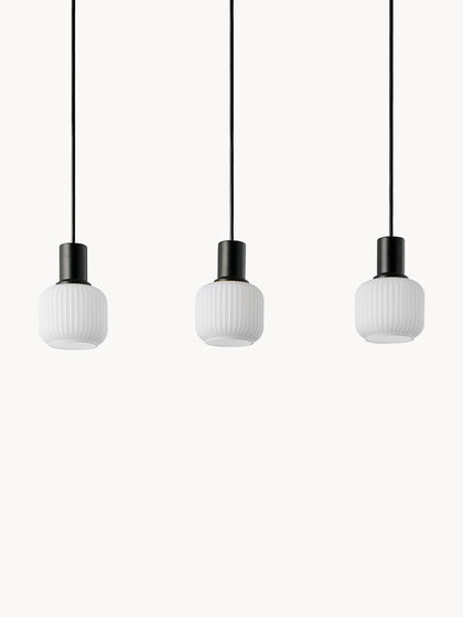 Westwing Lámpara de techo de cristal opalino soplado Milford Mini