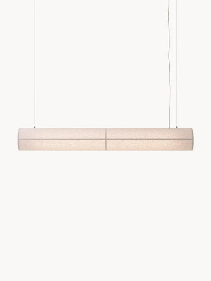 Westwing Lámpara De Techo LED De Lino Regulable Grande Hashira