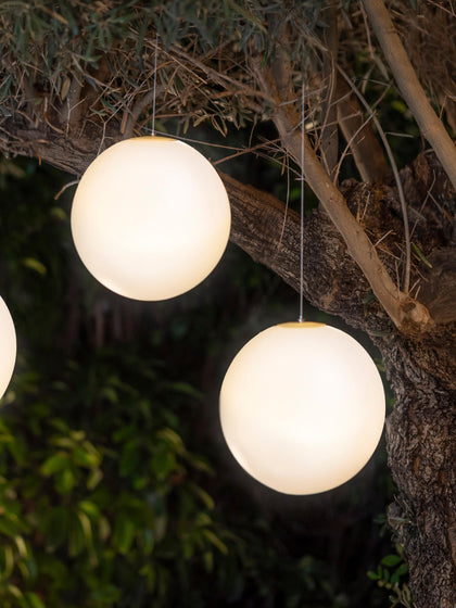 Westwing Lámpara De Techo LED Para Exterior Con Mando A Distancia Pianeta Portátil Tamaños Diferentes