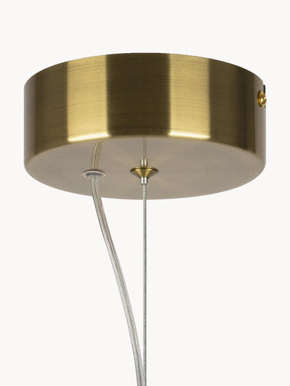 Westwing Lámpara De Techo LED Pequeña Soplada A Mano Collar