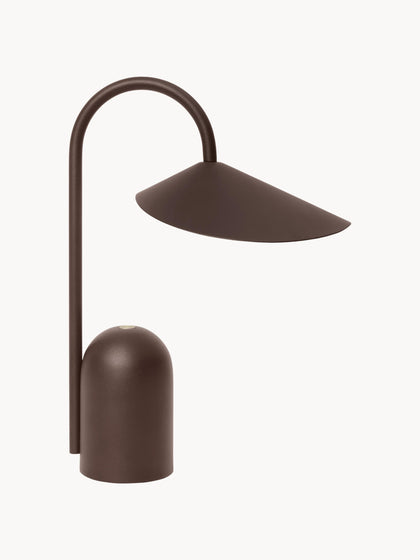 Westwing Lámpara LED de mesa pequeña regulable Arum portátil