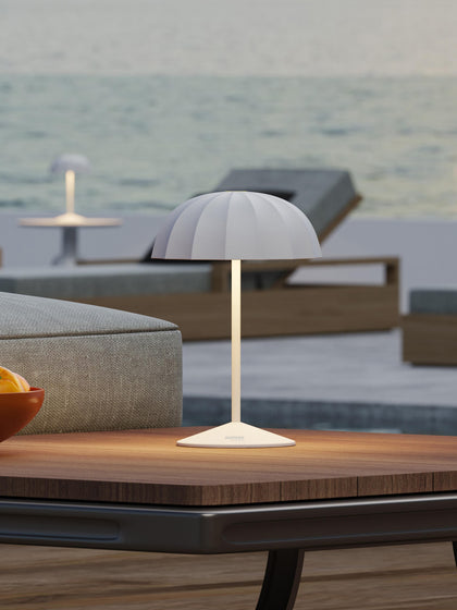 Westwing Lámpara Pequeña Para Exterior LED Regulable Ombrellino Portátil