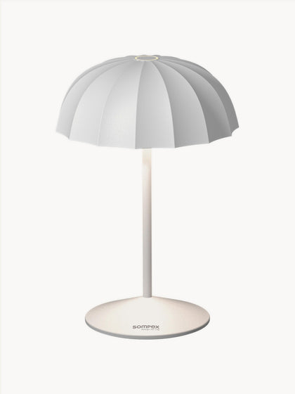 Westwing Lámpara pequeña para exterior LED regulable Ombrellino portátil