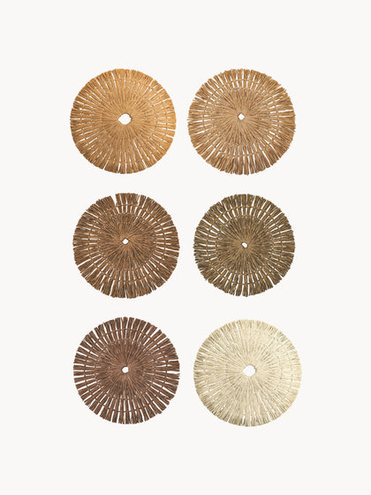 Westwing Manteles individuales artesanañes Tovaglietta 6 uds