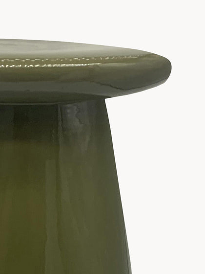 Westwing Mesa Auxiliar Artesanal De Cerámica Button