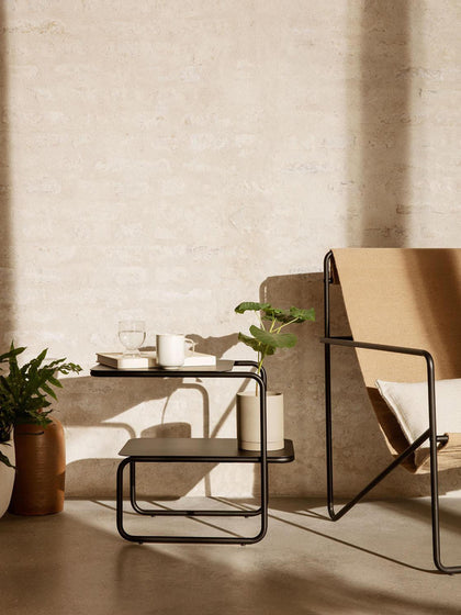 Westwing Mesa Auxiliar Con Estantes Adicionales Level