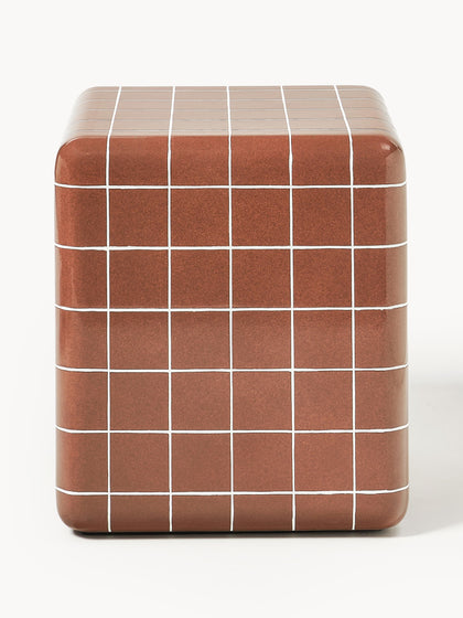 Westwing Mesa Auxiliar De Interior/exterior En Look Azulejo Doug