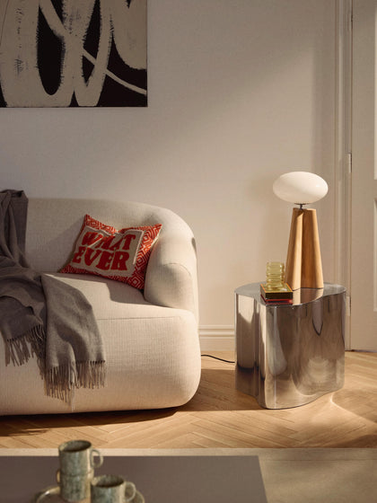 Westwing Mesa Auxiliar De Metal Con Forma Orgánica Dale