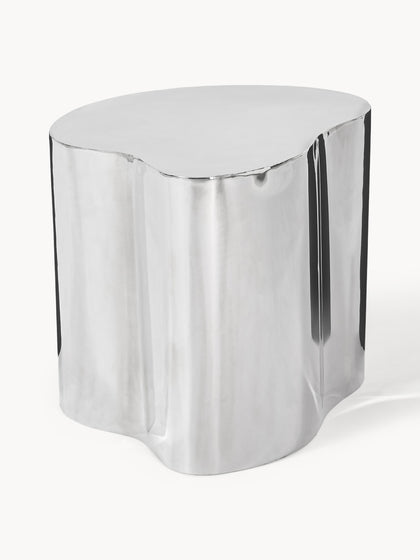 Westwing Mesa auxiliar de metal con forma orgánica Dale