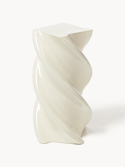 Westwing Mesa auxiliar en forma orgánica Marshmallow