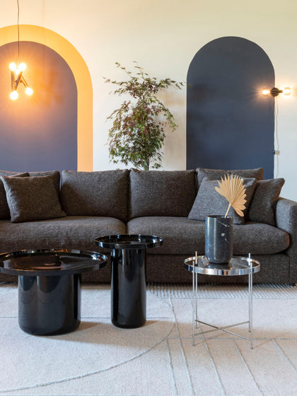 Westwing Mesa Auxiliar Plegable Cupid Tablero De Cristal