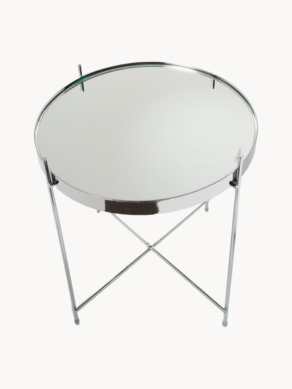 Westwing Mesa Auxiliar Plegable Cupid Tablero De Cristal